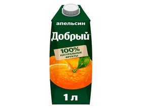Сок Добрый Апельсин, упаковка 1 л — Новосибирск