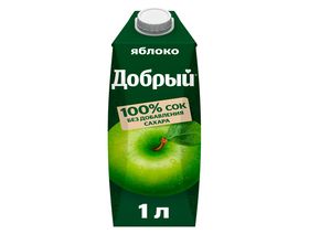 Сок Добрый Яблоко, упаковка 1 л — Новосибирск
